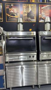 Pizzeria Rotación automática de giro Forno Rotante Equipo de horneado eléctrico árabe Horno rotatorio de pizza para panadería con piedra - Product Image 6