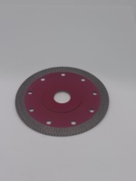 Disque de coupe diamanté turbo 115 mm, pressé et fritté, alésage 22,23 mm pour carrelage, porcelaine, granit - OEM ODM