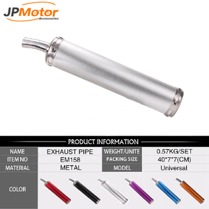 <span class=keywords><strong>Silencieux</strong></span> d'échappement universel dépoli, 20mm, 2 temps, pour moto de course, nouveauté, JPM - Product Image 3