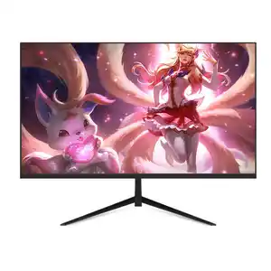 Desktop Monitor 24 inch LED PC Screen 75Hz 1080P LED Wide Viewing Screen Monitor 24 Inch Display