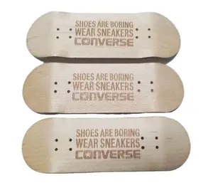 In stock wholesale 32 33 34mm wood finger skateboard decks cheap blank skateboard deck wooden fingerboard