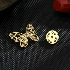 Vintage borboleta designer personalizado flor moda fina jóias broches pinos broches bonito metal luxo mulheres atacado broche