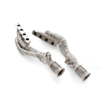 Collecteurs d'échappement sport en acier inoxydable pour Audi R8 V8 4.2 2006-2015 – Performance améliorée avec tuyau de descente isolé pour une puissance accrue en course