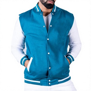 Wholesale SPARKWELL INDUSTRY Men's Winter Letterman Jacket-Quick Dry Eco-Friendly Polyester/Cotton Fabric Custom Logo Position - Product Image 1