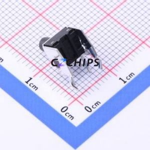 TC-1105AH-9.0H-250 Tactile Switch Through hole Switch Single Pole Single Throw Round Button 2.5N Right Angle Insert - Product Image 2