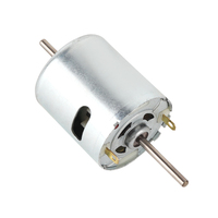 Motor DC Mikro Magnet Permanen Bersikat 12V 20000RPM 49.62W untuk Peralatan Rumah Tangga, Ukuran Dapat Disesuaikan, Langsung dari Pabrik RS530/RS535