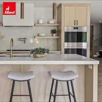 Armoire îlot modulaire en bois moderne Alland Premium avec construction ignifuge et écologique, finition haute brillance pour l'hôtellerie