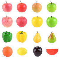 Fruits et légumes artificiels à bas prix, modèles réalistes de pommes rouges, vertes et jaunes, matériaux en mousse pour la décoration de la maison
