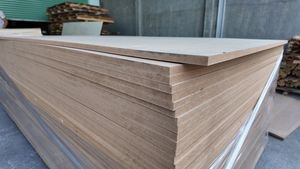 แผ่นผนังตกแต่งพื้นผิวที่ทันสมัย4x8ft 5มม. บรรเทา3D MDF กำหนดขนาดได้เองดีไซน์ลายเนื้อไม้ - Product Image 3