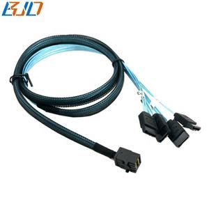 <span class=keywords><strong>สาย</strong></span>ต่อขยายข้อมูลฮาร์ด<span class=keywords><strong>ดิ</strong></span><span class=keywords><strong>ส</strong></span>ก์แบบ Mini SAS SFF-8643 ต่อเป็น SATA 3.0 7 พิน 4 พอร์ต ความเร็ว 6Gbps ความยาว 1 เมตร 0.5 เมตร ขายส่งจากโรงงาน - Product Image 6