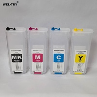 Cartouche d'encre rechargeable WEL-TRY pour traceur HP72 70 727 728 730 745 746 Designjet T790 T1708 T920 T830 T730 T1600 Z2600 Z5600