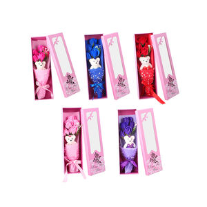 ぬいぐるみテディベアローズフラワーブーケぬいぐるみバレンタインギフト用 - Product Image 1