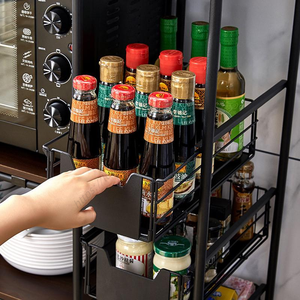 Étagère de rangement multifonctionnelle autoportante à 5 niveaux de haute qualité pour four à micro-ondes, avec chariot amovible, vente en gros - Product Image 5