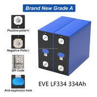 Nouvelle cellule de batterie LiFePO4 prismatique Docan EVE LF334 3.2V 334Ah 2026, 4000 cycles profonds pour système hors réseau, décharge 3C