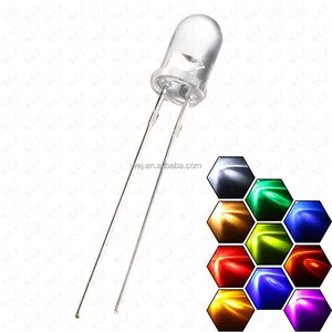 Factory Delivery Custom Color Through Hole High Brightness 3mm 5mm Dip UV 365nm 395nm IR Led 2mm 8mm 10mm 3mm 5mm Led Diode
