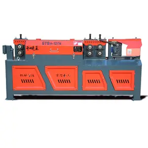 GT4-14C Good Price Wire Rod Straightening & Cutting Machine CNC Motor Customized Provided Construction Works Automatic 2 Years
