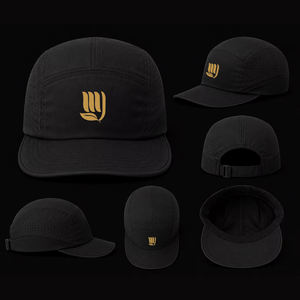 Gorra de 5 Paneles para Campismo, MOQ Bajo, OEM ODM, Logotipo Reflectante Personalizado, Transpirable, Perforada, con Visera en Contraste - Product Image 3