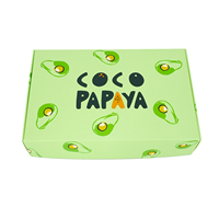 Boîtes en carton pliables recyclables pour envoi postal, emballage alimentaire de luxe, boîtes en papier de luxe avec papier de soie
