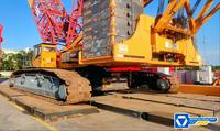 Grue sur chenilles d'occasion XCMG officielle, 500 tonnes, XGC500, grue mobile hydraulique à haute performance