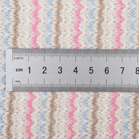 Tissu de poids moyen 225g, série teinte en fil, respirant, tricoté, 85% polyester, 15% fibre spéciale, pour vêtements - robe