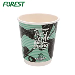 Eco Vriendelijke Wegwerp Meeneem 12Oz Papieren Koffiebekers Set