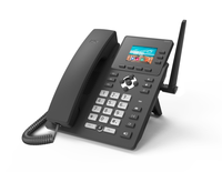 Téléphone VoIP à double écran couleur 4G Sim 3 lignes Sip Téléphone de bureau en réseau Téléphone de bureau fixe pour usage professionnel