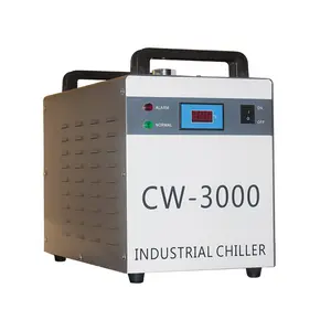 Su soğutucular makinesi soğutma endüstriyel su soğutmalı Mini Chiller Cw3000 makinesi plastik