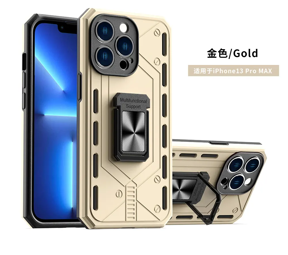 New Mobile Phone Bags TPU+PC Solid Color 2 In 1Phone Case Car-mounted magnetic bracket ring phone case for UMIDIGI A11 A9 PRO