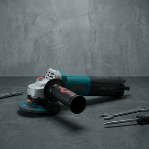 Meuleuse d'angle sans balais certifiée CE, 1650W, disque de 100 mm, 8000 tr/min, meuleuse d'angle électrique filaire pour la découpe et le meulage du métal et du <span class=keywords><strong>bois</strong></span> - Product Image 1
