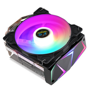 Pure Copper 4 Heat Pipe CPU Cooler Universal Desktop <b>Computer</b> Full Platform RGB PWM4PIN <b>Fan</b> Silent Case <b>Computer</b> Co - Product Image 5