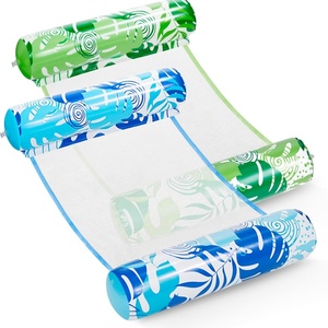 PVC Inflatable Water Hammock 48*31.5 Inch Blue Green Pink Colors for Adults Lounge <b>Pool</b> Float Swimming <b>Pool</b> Outdoor Beach Fun - Product Image 1
