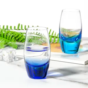 삼라이프 중국 제조 저렴한 손으로 만든 2 온스 맞춤형 냉수 마시는 유리 컵