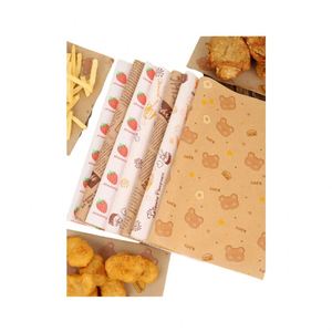 Custom Logo Double-Sided Wax Coated Greaseproof Parchment <b>Paper</b> Food Safe Grade Custom Size Packaged Carton for Bread <b>Wrapping</b> - Product Image 6