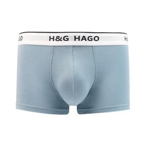 Мужское хлопковое бесшовное дышащее нижнее белье HAGO однотонного цвета со средней посадкой оптом для мальчиков и подростков - Product Image 1