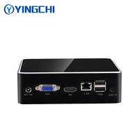 YINGCHI Mini PC puissant à prix abordable, processeur Core I3 4005U 4012Y I5 4200U I7 4500U, DDR3, Type-C, 4K HD2.0 DP, ordinateur de bureau pour jeux