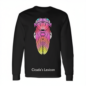 Camiseta de manga larga Cicada's Lexicon con diseño gráfico, ropa unisex - Product Image 2