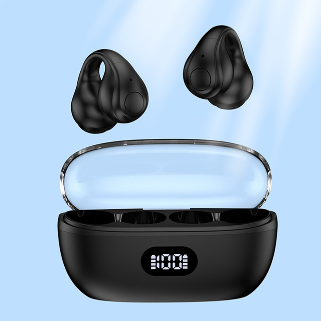 T352 Clip Wireless Clip-on Ear Open Wearable Stereo OWS Earbuds Earphones