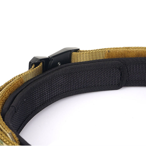 حزام تكتيكي خطاف سحري للرجال جديد للتدريب في الهواء الطلق تمويه الخصر نايلون النسيج هوك وحلقة قفل - Product Image 3