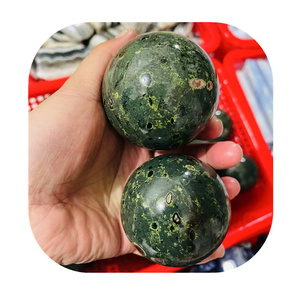 Bán Buôn Số Lượng Lớn Pha Lê Heal Tự Nhiên Sphere Màu Xanh Lá Cây <span class=keywords><strong>Epidote</strong></span> Pha Lê Bóng Cho Trang Trí Nội Thất - Product Image 1