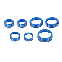 Anneau Audio de climatisation à commande centrale bouton de commutateur de phare à quatre roues motrices Kit intérieur décoratif pour Ford Bronco Sport