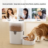 Distributeur automatique intelligent pour animaux de compagnie 4L WiFi avec vidéo à distance, alimentation automatique pour chats et chiens, 2,8 kg, fabriqué en Chine, pour l'approvisionnement transfrontalier