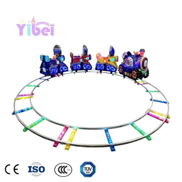 Wholesale YIBEI Theme Park Electric Trackless Tourist Train Metal Steel Construction 100-500kg Capacity for Shopping Mall School