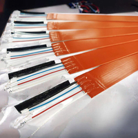 Plaque chauffante en caoutchouc de silicone flexible pour plaquettes semi-conductrices, sur mesure, avec protection thermique PT100