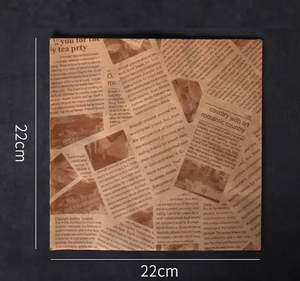 Papel de Embalaje para Hamburguesas Resistente a la Grasa y Recubierto de Plástico de Grado Alimenticio - Product Image 2