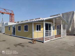 บ้านคอนเทนเนอร์เหล็กแบบขยายได้ขนาด 20 ฟุต 40 ฟุต ได้รับการรับรองมาตรฐาน CE ออกแบบทันสมัย ปกป้องสิ่งแวดล้อม เคลื่อนย้ายได้ เหมาะสำหรับโรงแรมและสำนักงาน - Product Image 5