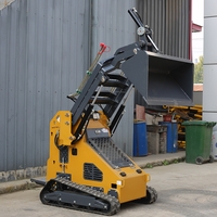 Mini-chargeuse sur chenilles à vendre, avec système hydraulique, idéale pour l'aménagement paysager
