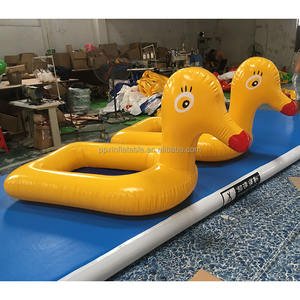 <span class=keywords><strong>Pato</strong></span> Inflable <span class=keywords><strong>Gigante</strong></span> de Goma de Alta Calidad y Duradero para Niños, Isla Flotante para Agua, en Venta - Product Image 4