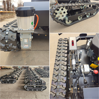 Tondeuse robotisée automotrice sur chenilles tout-terrain à batterie, style grand réservoir, 4 temps, 764 cm³, CE EPA Euro 5