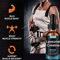 Ausreson Créatine Liposomale Monohydrate Liquide, Créatine HCL, Complément Sportif, Stimulant Énergétique, Gouttes Liquides de Créatine Liposomale