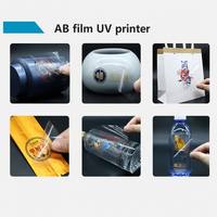 Machine de plastification UV DTF pour étiquettes en cristal avec durcissement UV LED, plastifieuse automatique pour la fabrication d'autocollants et de décalcomanies